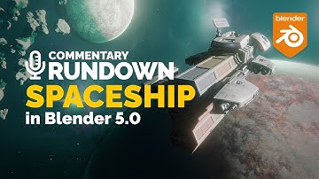 Creating a Spaceship Animation in Blender 5.0 | Polygon Runway