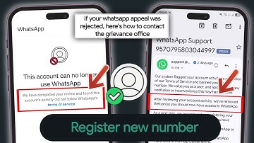 This Account Can No longer Use WhatsApp Register New Number Problem | WhatsApp Ban Appeal Rejected