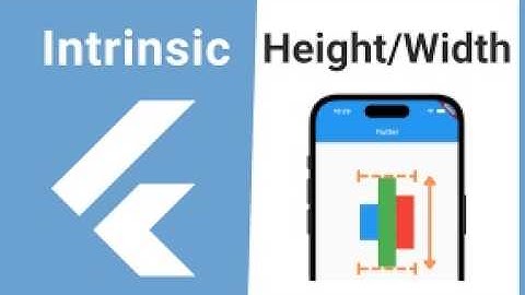 Everyone miss this widget in flutter | Improve your flutter UI with intrinsic height and width