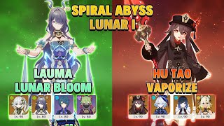 Deer Lady & Coffin Seller | C0 Lauma & C2 Hu Tao | Spiral Abyss 5.8 | Genshin impact Lunar I
