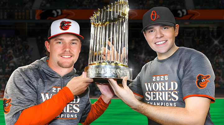 I Saved the Baltimore Orioles