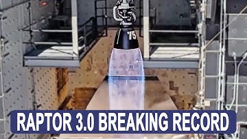 SpaceX heeft zojuist een record gebroken met het testen van de Raptor 3-motor, en het is verbluff...