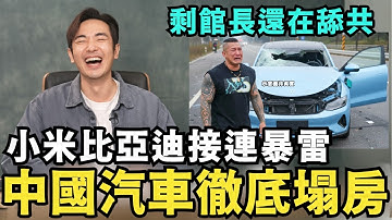 中國汽車徹底崩潰！雷軍小米抄襲暴雷，手機買一送一還慘賠，小粉紅也看不下去，比亞迪也遭殃，習近平下令整改