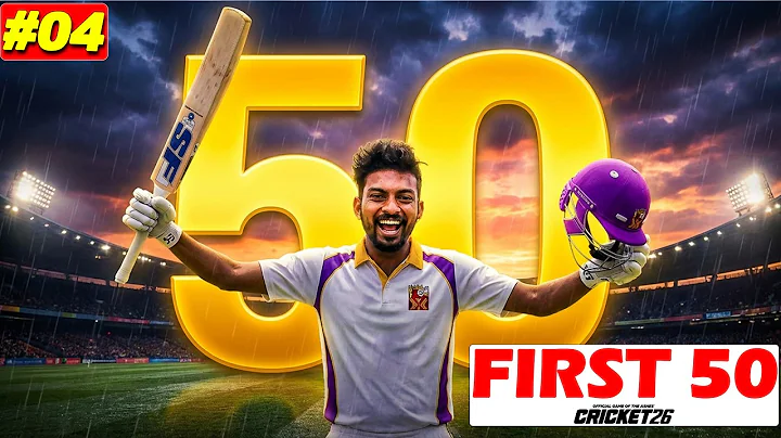 FIRST 50 IN 3 DAY Club Test 🔥 || Cricket 26 Career Mode | EP04