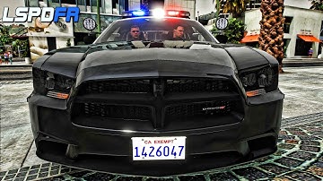 GTA 5 Police Mods: LAPD Charger Patrol | High-Speed City Action