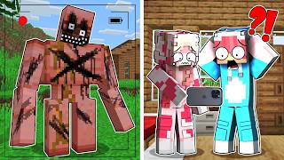 MOMON & ATUN ARE IN SHOCK!! SEE THE CREEPY PASTA GOLEM ON MINECRAFT CCTV @BANGJBLOX