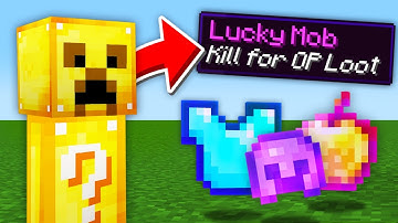 Minecraft, But Mobs Are Lucky...