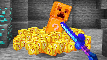 Minecraft, But Mobs Are Lucky...