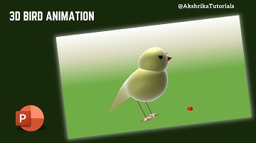 How to Make Bird Animation in PowerPoint | 3D Animation Effect | MS PowerPoint Tutorial Hindi