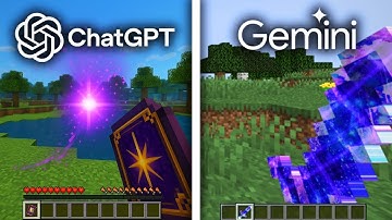ChatGPT vs Gemini Make a Minecraft Add-On From Scratch