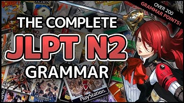 The Complete JLPT N2 Grammar Video (Game) Textbook