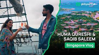 Huma Qureshi & Saqib Saleem's Sentosa Adventure 🎢 | Travel Singapore 🇸🇬 | Pickyourtrail 💚