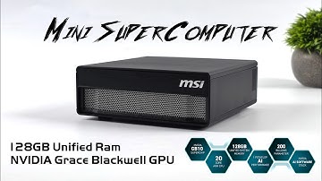 Ultra-Tiny Supercomputer Fits In A Backpack! MSI Expert Edge (NVIDIA DGX Spark)