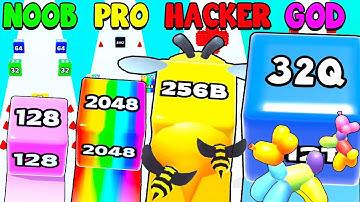 Jelly Run 2048 🏆 Max Level 32Q Completed – New World Record!