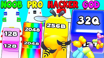 Jelly Run 2048 🏆 Max Level 32Q Completed – New World Record!