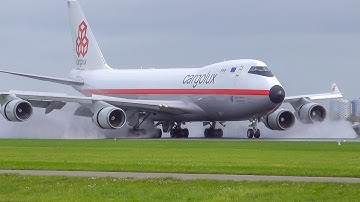BOEING 747 The World’s Most Iconic Airliner! Landings & Takeoffs | 747-400 & 747-8
