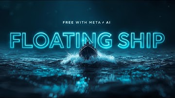 Create Floating Object Ocean Animation Instantly | FREE & Easy with Meta AI!