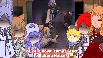 Re:Zero Royal Selection Camps Characters react to Natsuki Subaru || Part 3 || Arc 7-8 ||