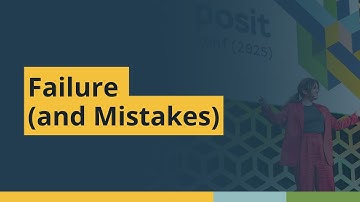 Failure (and Mistakes) (Laura Gast, USO) | posit::conf(2025)