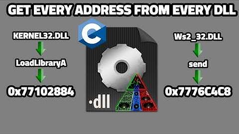 ☠️📜 GET EVERY ADDRESS  FROM DLL  | DLL #3 |  #hacking #malware #using #DLL