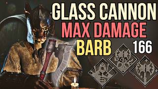 Max Damage Glass Cannon Barb is CRAZY | Dark and Darker