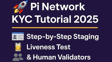 🚀 Pi Network KYC Tutorial 2025: Step-by-Step Staging 🪪 Liveness Test 🤳 & Human Validators 👥#kyc #pi