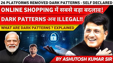 Dark Patterns BAN: What Govt Found Inside Top Apps Will Shock You! #currentaffairs #civilservices