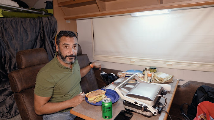 RV Camping in Winter Rain