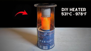 DIY Emergency Infrared Heater! Instant Heat for Winter! No Gas, No Electricity