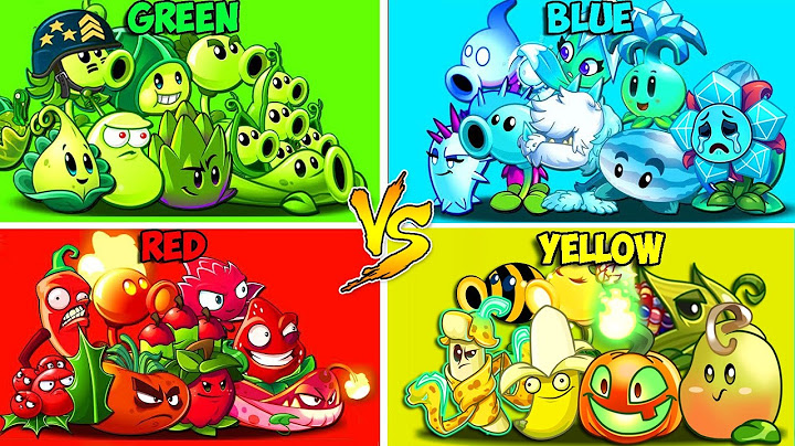 Tournament All Color Plants Vs All Zombies - Who Will Win? - Pvz 2 Plant vs Plant