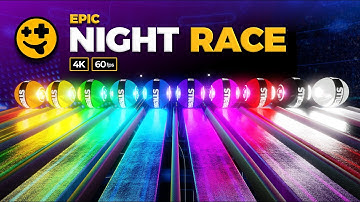 EPIC Night Marble Race  | #marbles #marblerun #marblerace #elimination #asmr #sensory #3D #rigidbody