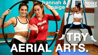 Hannah & Paige Try Aerial Arts | Ep. 8: Minneapolis | The Giggly Squad