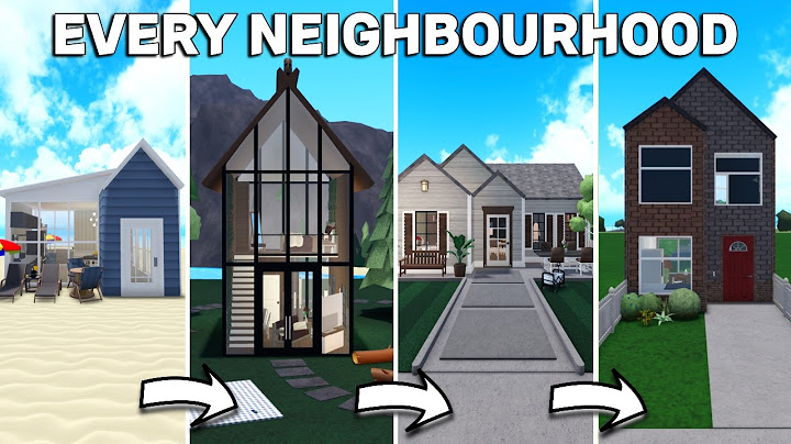 BUILDING A HOUSE ON EVERY PLOT IN THE NEW BLOXBURG MAP
