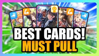 UMA MUSUME ALL BEST UPCOMING SUPPORT CARDS (MUST PULL!) | Umamusume, Riko Kashimoto, Rice Shower