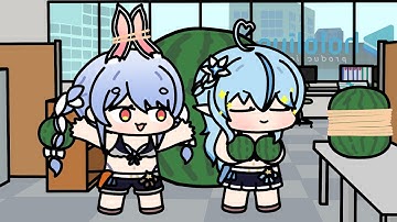 Two Watermelon Explosion Experts【Hololive Animation｜Eng sub】