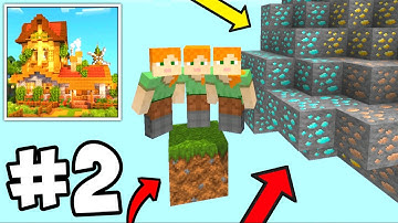 One Block Multiplayer Survival Series Part 2 - New Walkthrough Gameplay In Craft Building City Loki