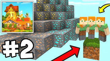 One Block Multiplayer Survival Series Part 2 - New Walkthrough Gameplay In Craft Building City Loki