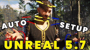 Unreal Engine 5.7 Character Pipeline Just Got Easier with Auto Setup #cc5 #ue5