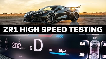 Chevrolet C8 Corvette ZR1 | Top Speed Testing | 200+ MPH