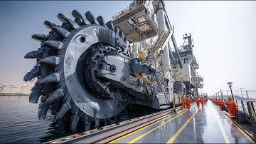 Inside the Mega Dredger That Rebuilt the Suez Canal in 10 Months. Offshore Mega Construction Project