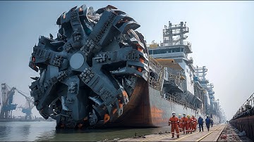 Inside the Mega Dredger That Rebuilt the Suez Canal in 10 Months. Offshore Mega Construction Project