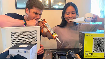 we tried building a gaming computer (experience level = -1)