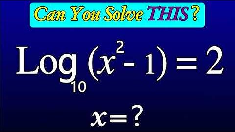 Nice logarithmic equations | How To Solving Logarithmic Equations Fast | Step-by-Step Math Tutorial
