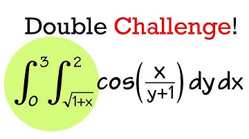 A Hard Calculus 3 Double Integral! (how to change the order and solve it!) #CalculusTricks