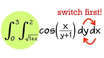 A Hard Calculus 3 Double Integral! (how to change the order and solve it!) #CalculusTricks