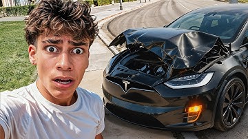 I Crashed My Moms NEW CAR...