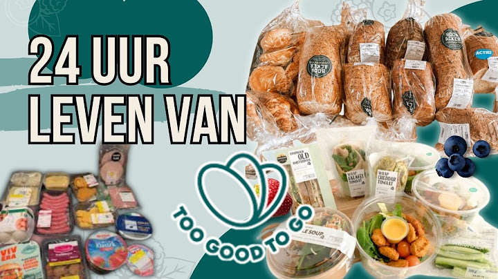 24 UUR OVERLEVEN OP TOOGOODTOGO BIJ SUPERMARKTEN - Challenge