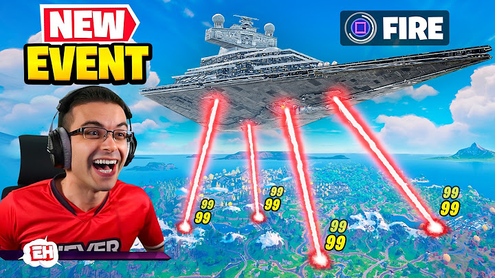 NickEh30 reacts to Star Destroyer in Fortnite!