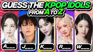 ⭐️Guess the Kpop Idols: a to z - Fun Kpop Games 2025