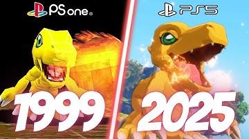 AGUMON EVOLUTION ON PLAYSTATION! (1999 - 2025)